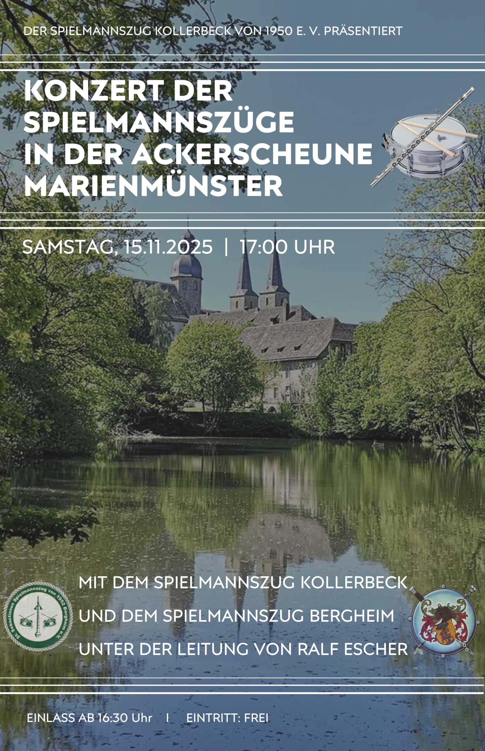 Mehr über den Artikel erfahren Save the date: Gemeinschaftskonzert mit dem Spielmannszug Kollerbeck